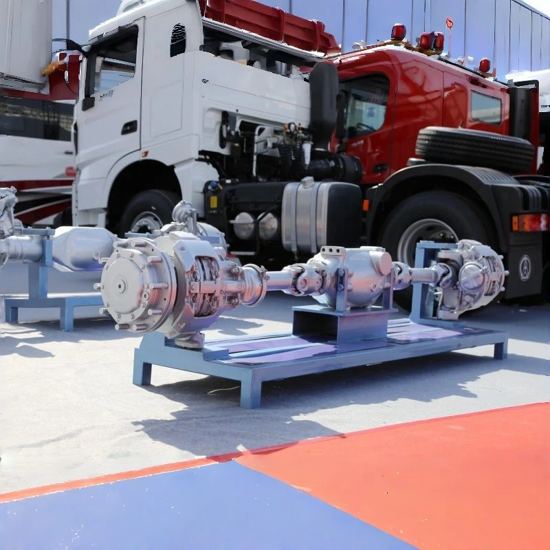 Split-type Steering Axles